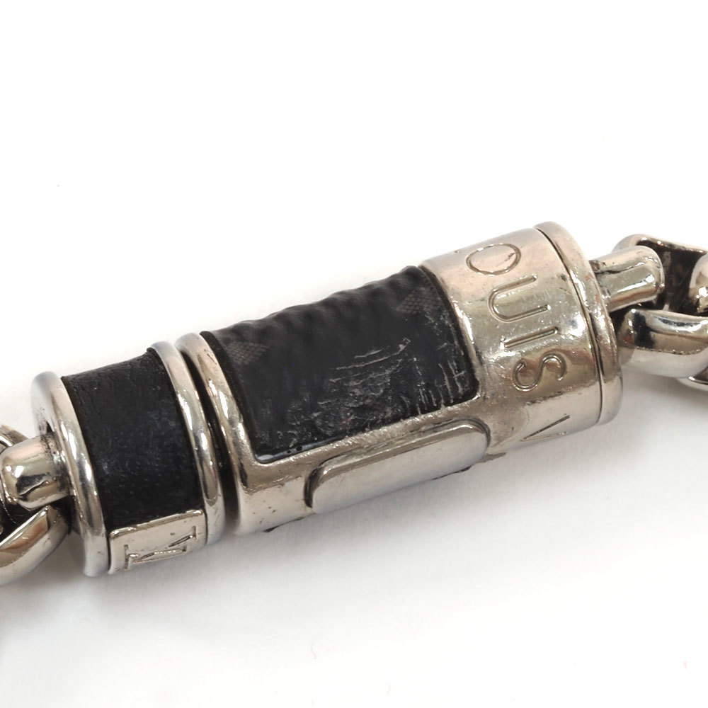 Louis Vuitton Monogram Chain Silver Eclipse Brace… - image 5
